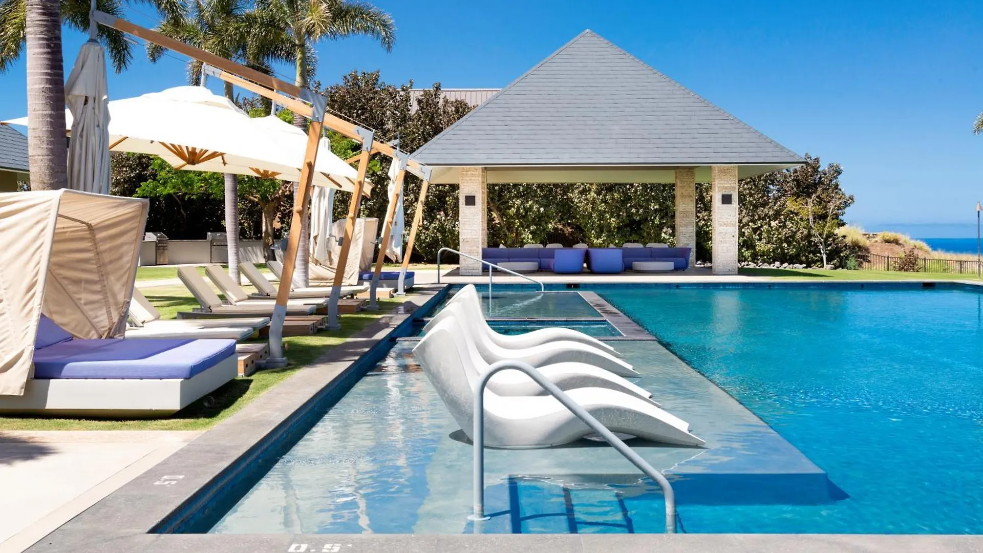 別荘 Blue Tranquility Luxurious Home In Private Community With Heated Private Pool Spa Detached Ohana Suite ワイメア 米国