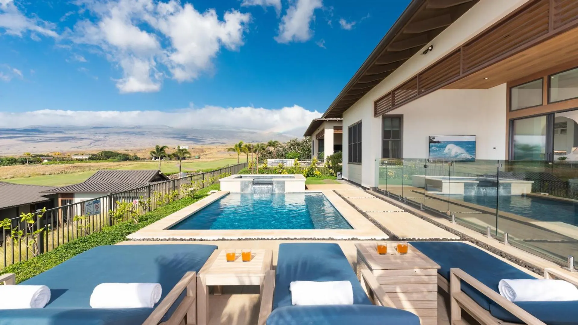 別荘 Blue Tranquility Luxurious Home In Private Community With Heated Private Pool Spa Detached Ohana Suite ワイメア 米国