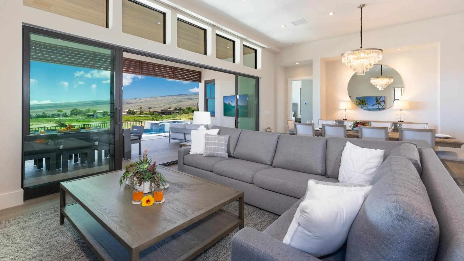 Hébergement de vacances Blue Tranquility Luxurious Home In Private Community With Heated Private Pool Spa Detached Ohana Suite Waimea